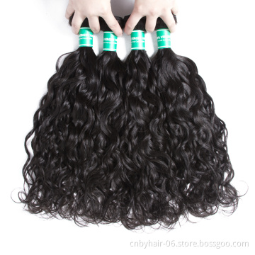 100% Human Hair Weave Bundles,Mink Brazilian Hair,Raw Virgin Cuticle Aligned Hair Water Wave Bundles